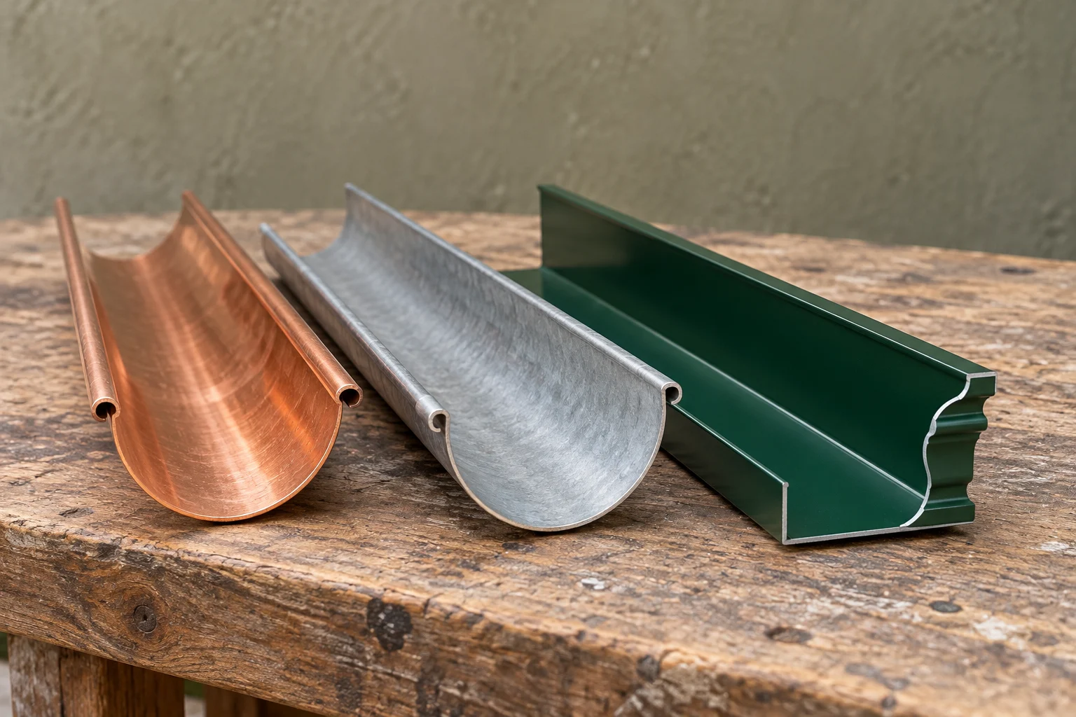 Material, acabado y compatibilidades